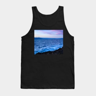 Blue Ocean Waves Tank Top